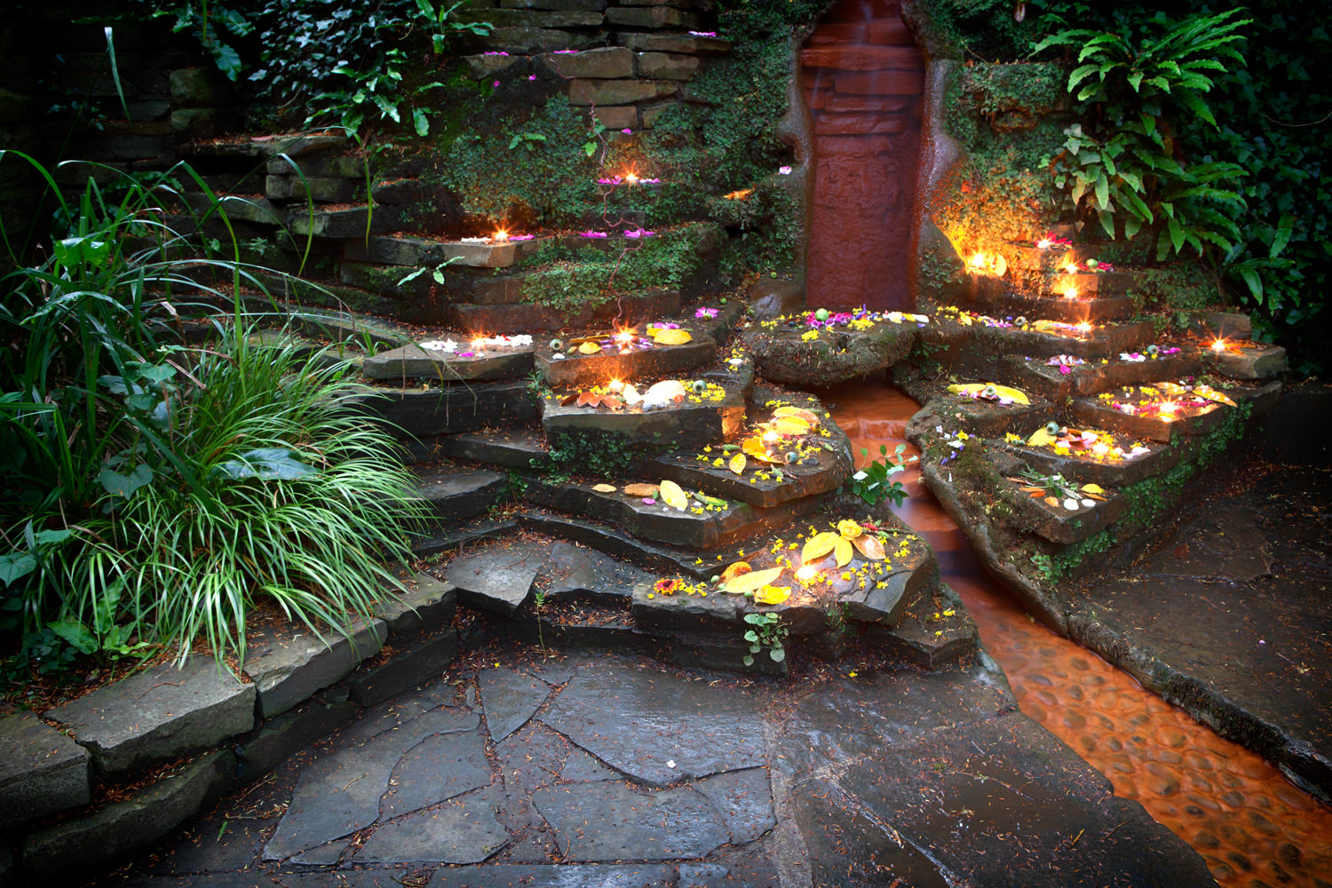 Chalice Well Garden in Glastonbury, England